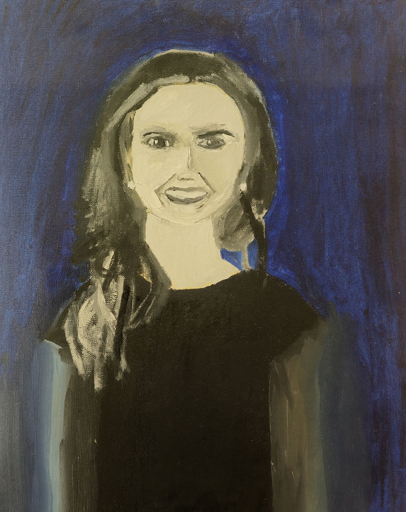 The Bride, Oil, artist: R. P. Siepak, produced: October 2019, as: Reserved/Not for Sale, size: 50x40 cm, inspired by: Joasia