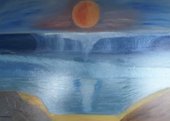 Ressurection, Oil, artist: R. P. Siepak, produced: October 2017, acquired by: fr. Edward, location: Poland, as: Gift, size: 100x70 cm