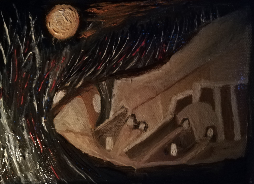 Redemption, Oil, artist: R. P. Siepak, produced: April 2017, as: Available for Acquiry, size: 20x15 cm